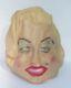 Ultra Rare Vtg 1960's 70's Marilyn Monroe Hollywood Movie Star Halloween Mask