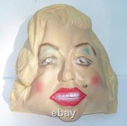 Ultra Rare Vtg 1960's 70's Marilyn Monroe Hollywood Movie Star Halloween Mask