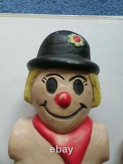 Union Products Halloween Blow Mold-1987 Scarecrow-rare Color Variation-vintage