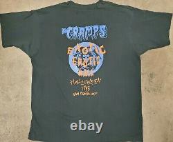 VERY RARE VINTAGE The Cramps Exotic Erotic Ball Halloween 1993 T-Shirt XL