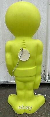 VINTAGE 36 ALIEN BLOW MOLD LIGHT-UP DECOR FIGURE HALLOWEEN RARE! General Foam