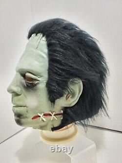 VINTAGE FRANKENSTEIN MONSTER HALLOWEEN LATEX MASK WithHAIR illfelder Toy Co. Rare