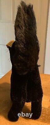 VINTAGE GERMAN RARE STEIFF HALLOWEEN SCAREDY CAT With ALL IDs MINIATURE 5 TALL