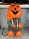 Vintage Halloween Pumpkin Man Blow Mold Pumpkin Stump Tpi Canada 33 Rare 1996