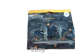 VINTAGE Rare Halloween 5 Spooky Hollow Haunted Houses No Light with Accessories