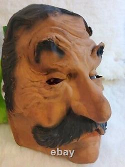 VTG 60s DRACULA MASK Early RARE Keith Ward Creation Ruber HALLOWEEN Sr Hussein