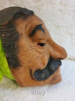 VTG 60s DRACULA MASK Early RARE Keith Ward Creation Ruber HALLOWEEN Sr Hussein