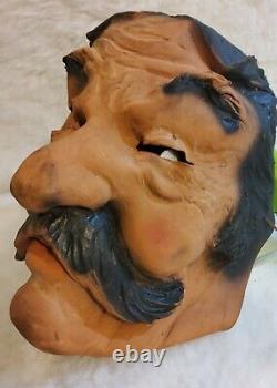 VTG 60s DRACULA MASK Early RARE Keith Ward Creation Ruber HALLOWEEN Sr Hussein