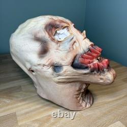 VTG Distortions Unlimited Demon Horror Ghoul Skull Bloody Teeth Latex Mask RARE