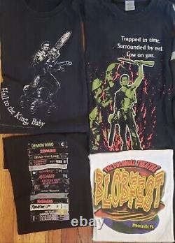 VTG HORROR MOVIE SHIRT LOT OF (16) Evil Dead, Friday The 13th, CreepShow RARE