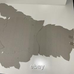 VTG Halloween Jointed Black Cat Head Body Parts Cut Out Wall Hanger VERY RARE
