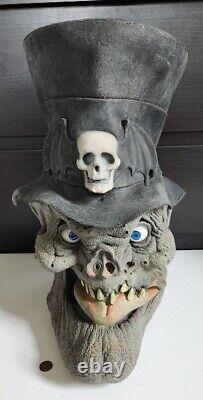 VTG Illusive Concepts TOP HAT GHOUL 1996 Halloween Mask VINTAGE Rare 18 Tall
