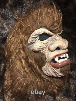 VTG. RARE ORIGINAL Be Something Studios BIGFOOT halloween mask 80s BSS monster