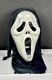 Vtg Scream Ghostface Mask Bust Halloween Decoration Life Size Light Up Eyes Rare