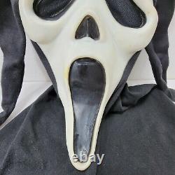 VTG SCREAM GhostFace Mask Fun World Div Rare Glow Fantastic Faces cotton shroud