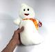 Vtg Ty Spooky Ghost Halloween Beanie Buddy Nwt Retired 2001 Rare Hole Punch Tag