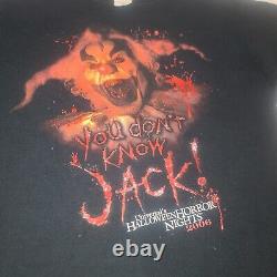 VTG Universal Studios Halloween Horror Nights Jack Clown Shirt Sz M 2006 Rare