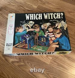 VTG Which Witch Board Game Milton Bradley 1970 100% Complete Very Rare HTF