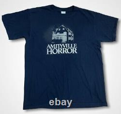 VTG Y2K 2006 The Amityville Horror Movie Promo Black T Shirt Size Large Rare