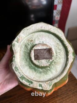 Very Rare Antique Paper Mache Halloween Jack-O-lantern Pumpkin