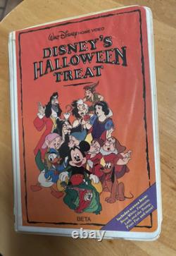 Very Rare Betamax, Vintage! Disney's Halloween Treat Original On Betamax