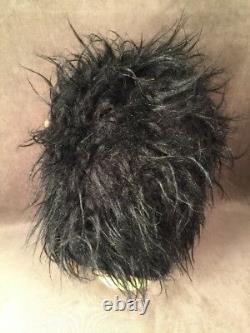 Very Rare HTF Vintage Topstone Velvet Monkey Ape Gorilla Hairy Halloween Mask