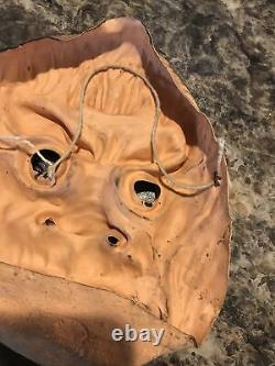 Vintage 1950's Rubber Children's HALLOWEEN MASK Bayshore Grumpy Old Man Rare