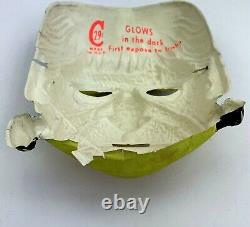 Vintage 1960's Halloween Mask Ben Cooper Frankenstein 29 Cent Stamp RARE