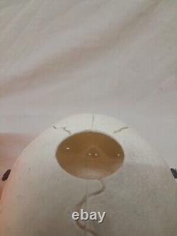 Vintage 1960s Halloween Peerless Empire Blowmold Candy Bucket Skull Light Rare