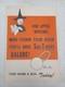 Vintage 1960s Saf-t-pops Halloween Store Advertisement Sign Display Rare 14×10