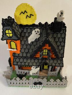 Vintage 1970's Halloween Haunted House Tissue Box Cover Rare