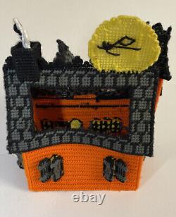 Vintage 1970's Halloween Haunted House Tissue Box Cover Rare