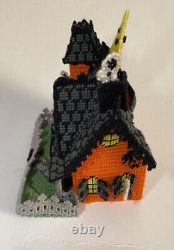 Vintage 1970's Halloween Haunted House Tissue Box Cover Rare