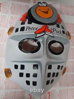 Vintage 1975 Ben Cooper Peter Puck Halloween Mask Of A Goalie Mask Rare