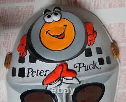 Vintage 1975 Ben Cooper Peter Puck Halloween Mask Of A Goalie Mask Rare