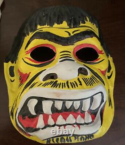 Vintage 1978 Collegeville Big Foot Costume Complete Mask, Costume & Box Rare