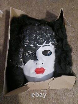 Vintage 1978 KISS Rare Paul Stanley Halloween Costume & Mask In Box Read Descrip