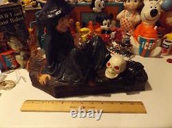 Vintage 1979 MCM HALLOWEEN WITCH CONTINENTAL STUDIOS CERAMIC / ARTIST RARE