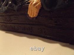 Vintage 1979 MCM HALLOWEEN WITCH CONTINENTAL STUDIOS CERAMIC / ARTIST RARE