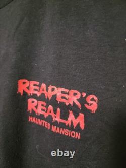 Vintage 1980s Reaper's Realm Haunted Mansion House Single Stitch Rare Halloween
