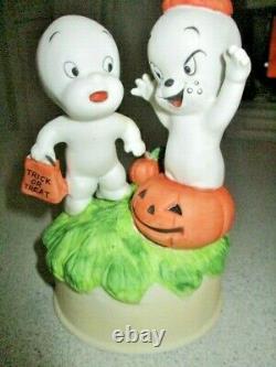 Vintage 1986 Casper the Friendly Ghost Halloween Trick or Treat music box RARE