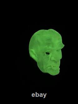 Vintage 1986 Cesar Glow in the Dark Dracula Halloween Mask Horror Prop RARE