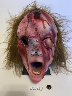 Vintage 1990's Topstone Latex Horror Halloween Mask Zombie Ghoul Undead Rare