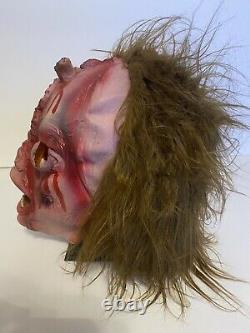 Vintage 1990's Topstone Latex Horror Halloween Mask Zombie Ghoul Undead Rare