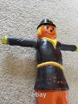 Vintage 1990s Empire Rare Halloween Scarecrow Lighted Blow Mold