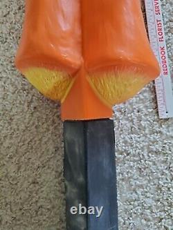 Vintage 1990s UNION Rare Halloween Scarecrow Lighted Blow Mold