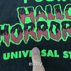 Vintage 1991 Halloween Horror Nights Universal Studios T Shirt XL RARE 1st HHN