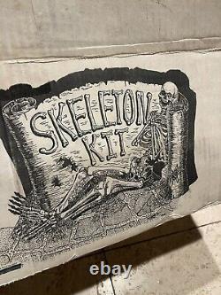 Vintage 1991 Halloween Michael Burnett Productions Extremely Rare Skeleton Kit