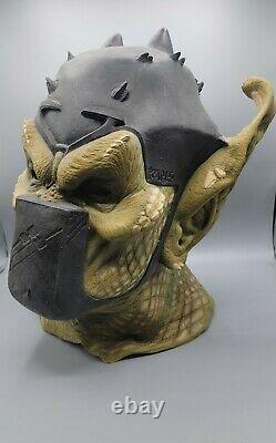 Vintage 1993 Cinema Secrets Alien Reptile Mask Costume Halloween Rare