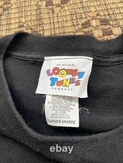 Vintage 1995 Looney Tunes Halloween Mask Shirt TAZ Rare Htf Size XL